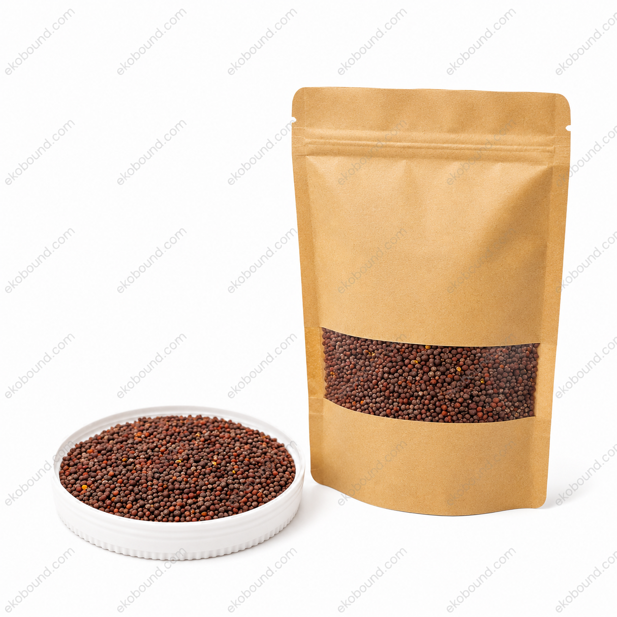 Ekobound Mustard Microgreen Seeds (100g) | Premium Organic Non-GMO Seeds for Fresh Homegrown Microgreens