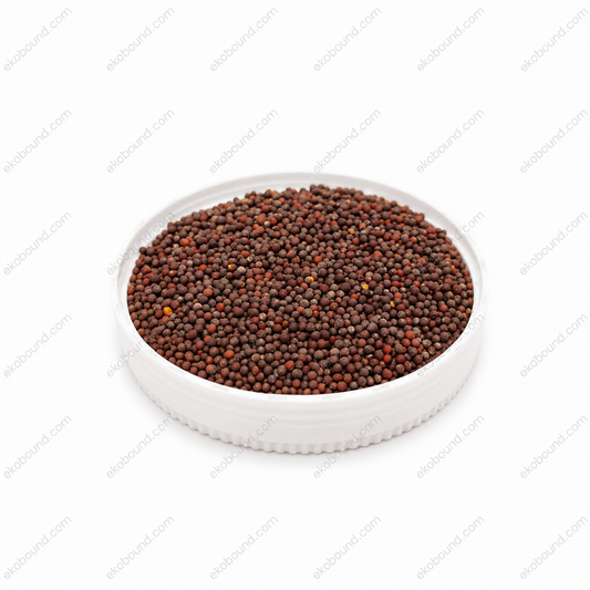 Ekobound Mustard Microgreen Seeds (100g) | Premium Organic Non-GMO Seeds for Fresh Homegrown Microgreens